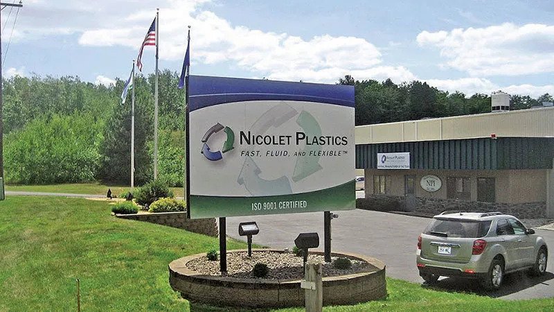Nicolet Plastics Facility Sign